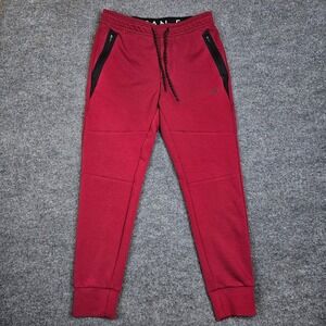 American Eagle Active Flex Joggers Men's MT Tall Red Sweatpants Relaxed Stretch